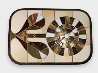 Roger CAPRON, Vallauris, TABLE BASSE, modèle...