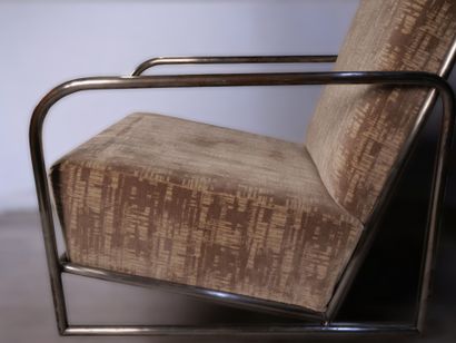 Adrienne GORSKA (D'après), Paire de FAUTEUILS...