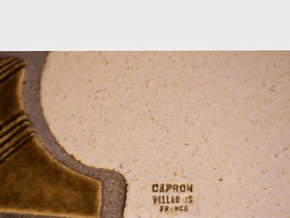 Roger CAPRON, Vallauris, TABLE BASSE, modèle...