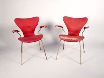 Arne JACOBSEN, Fritz Hansen éditeur, PAIRE...