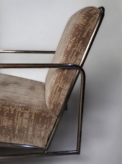Adrienne GORSKA (D'après), Paire de FAUTEUILS...