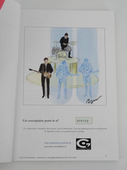 lot of 4 books
Set of 4 French discography...