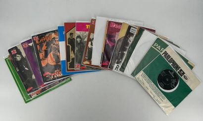 Set of 18 vinyl records
Lot of 18 x 7
