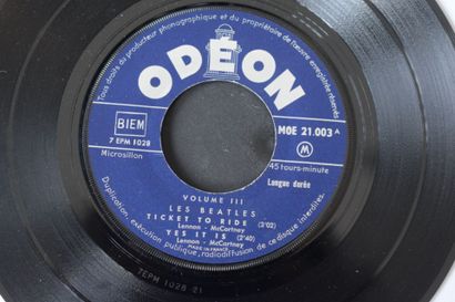 Lot de 3 vinyles
The Beatles
Odeon EMI MOE...