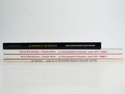 lot of 4 books
Set of 4 French discography...