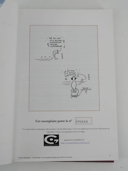 lot of 4 books
Set of 4 French discography...