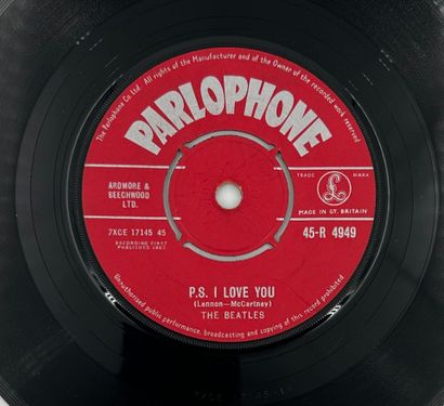 1 vinyl
The Beatles
Love me do 
Label parlophone,...