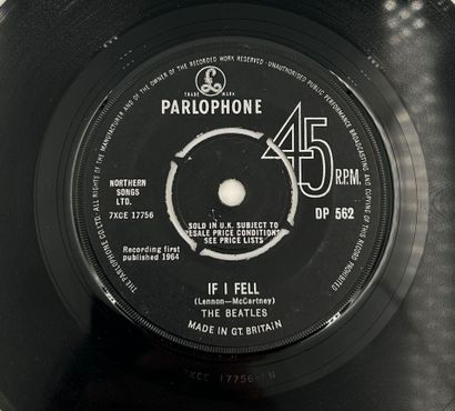 1 vinyl
If I fell, Parlophone, DP 562, 