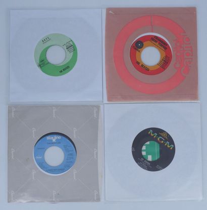 Set of 4 vinyl records
Lot of 4x 7