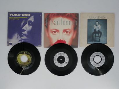Lot of 3 vinyl records from the Lennon family...