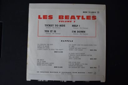 Lot de 3 vinyles
The Beatles
Odeon EMI MOE...