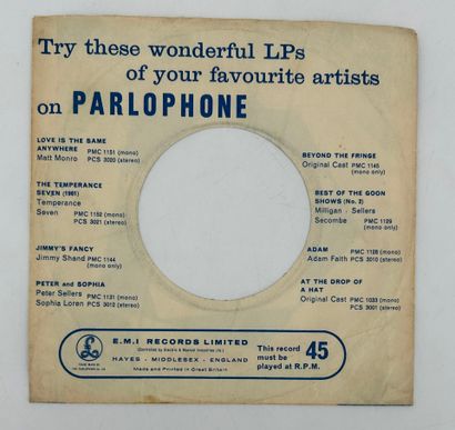 1 vinyl
The Beatles
Love me do 
Label parlophone,...