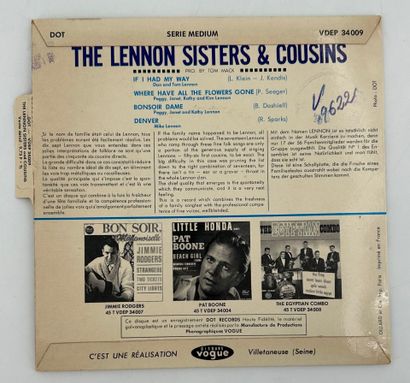 1 vinyl
The Lennon Sisters & Cousins - If...
