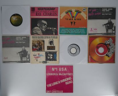 17 vinyl records
Beatles related including...