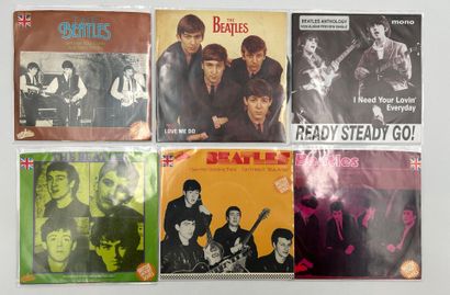 Set of 18 vinyl records
Lot of 18 x 7