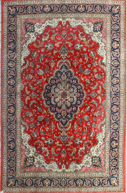 Large and fine Ghoum RUG (Iran) circa 1975....
