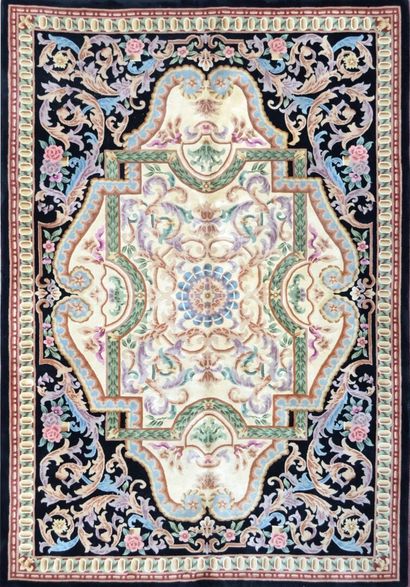 Large Savonnerie style RUG, 20th century....