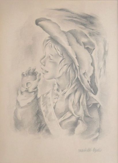 Mariette LYDIS (1887-1970)
Portrait de jeune...