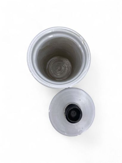 French work circa 1970. 
White glazed ceramic...