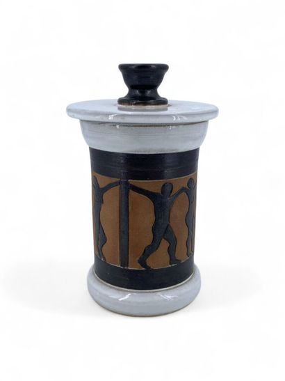 French work circa 1970. 
White glazed ceramic...