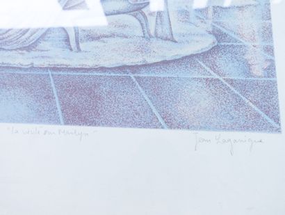 Jean LAGUARRIGUE, d'après
La Vérité sur Marilyn
Lithographie...
