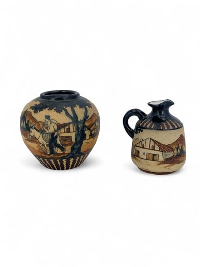 Ciboure pottery (1919-1995)
- Small jug decorated...