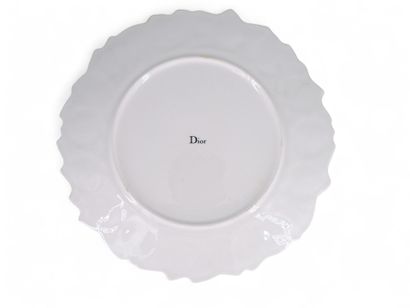 Christian DIOR
Round earthenware dish with...