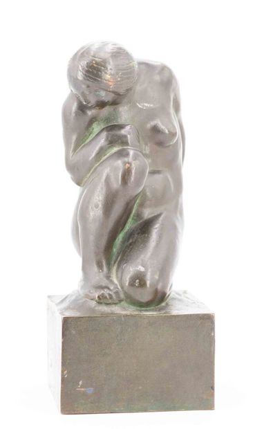 FOCACCI (20th century)
Female nude.
Bronze...