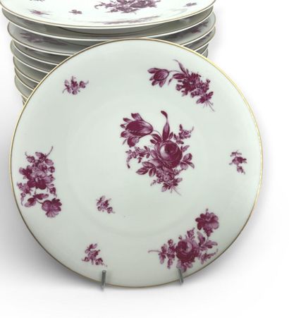 HAVILAND, Limoges,
Porcelain dinner service...