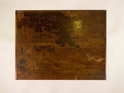 Émile GALLÉ (1846-1904)
Table gigogne à quatre...