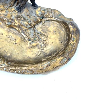 Albert MARIONNET (1852-1910)
Gilded bronze...