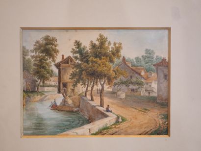 ECOLE FIN XIXème siècle
Village et ruines...