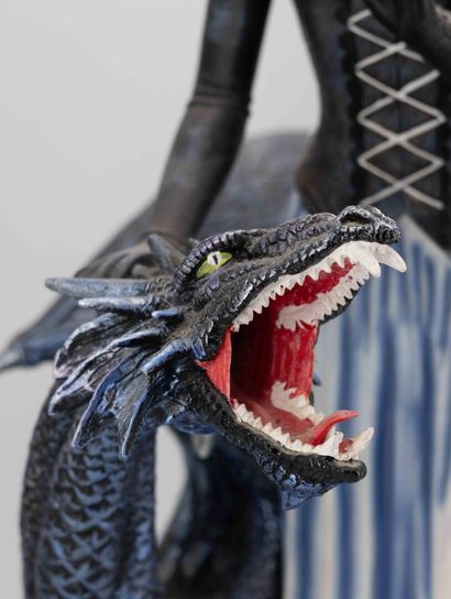 Importante de figurines féerique en résine...