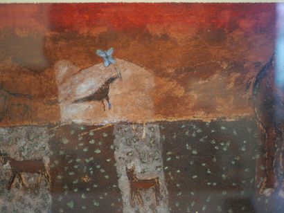 Valérie TENEZE (1961-)
Paysage animalier
Reproduction...