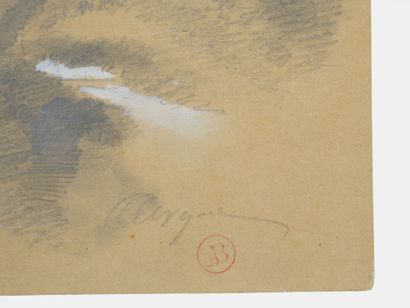 Achille BLIGNY (1826-1862)
Château d'Arques
Crayon,...