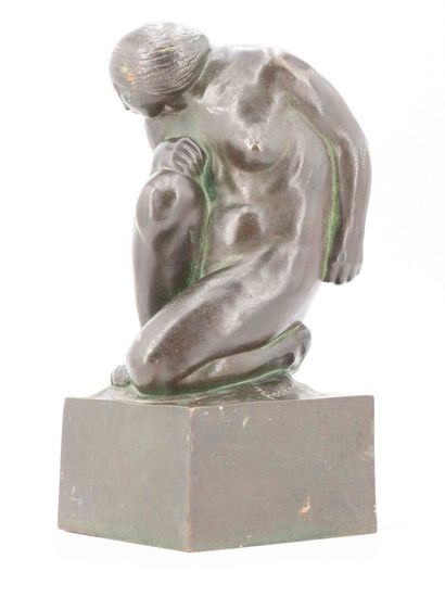 FOCACCI (20th century)
Female nude.
Bronze...