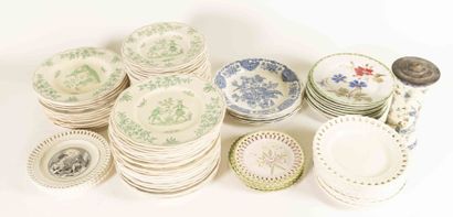 OLERYS, Longchamp
Part of an earthenware...