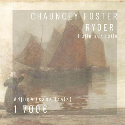 Chauncey FOSTER RYDER (1868-1949)
Le voilier...