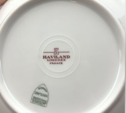 HAVILAND, Limoges,
Porcelain dinner service...