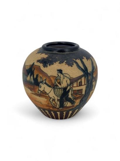 Ciboure pottery (1919-1995)
- Small jug decorated...