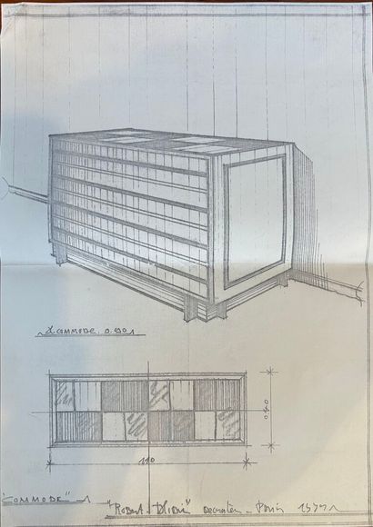 Robert Thibier (1926-2001) décorateur et...