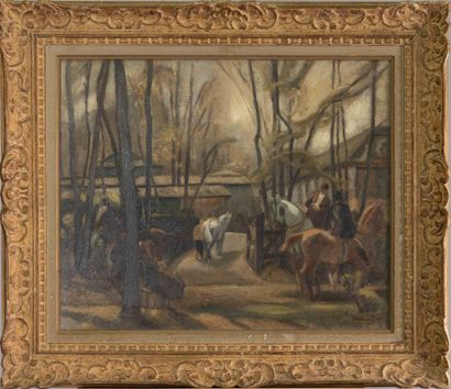 Maurice BRIANCHON (1899-1979)
Les chevaux...