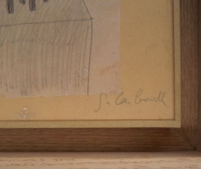 Guidette CARBONELL (1915-2008)
Travail préparatoire
Dessin...