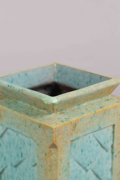 André FAU (1896-1982)
Vase Art Déco de section...