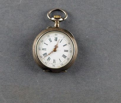 Montre de col en argent 925°/°°, Trav. fin...