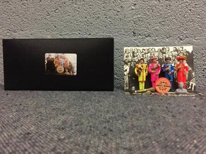 BEATLES : Sgt. Pepper's : colored lead statuettes...