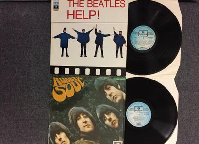 BEATLES : 2 LPs : - HELP! , EMI / PARLOPHONE...