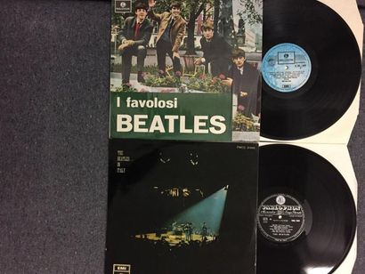 BEATLES : 2 LPs : In Italy, PARLOPHON PMCQ31506,...