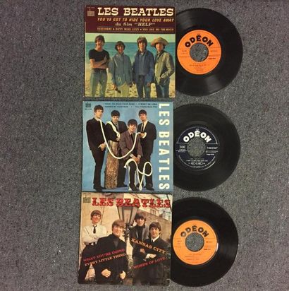 BEATLES : 3 EP France : Yesterday, ODEON...