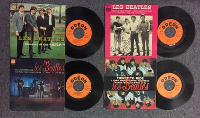 BEATLES : 4 EP France : HELP! , ODEON SOE3771,...